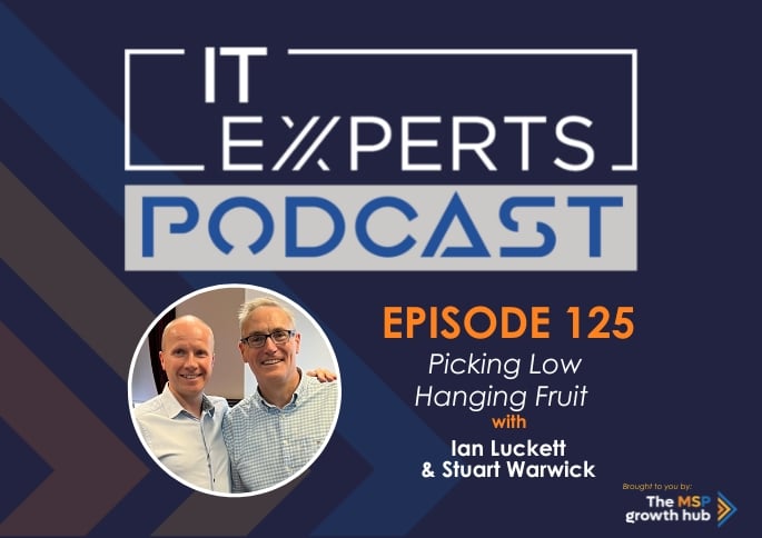Ian Luckett - Innovate to Success - IT Experts - The MSP Growth Hub - Picking Low Hanging Fruit - Podcast Episode 125 - UK - WP Template